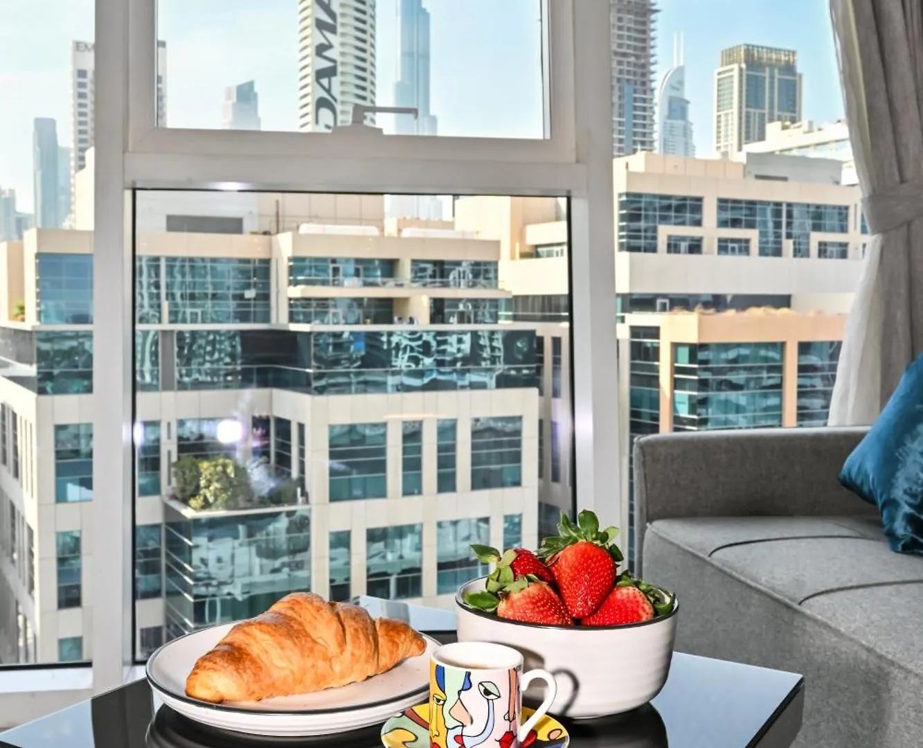 アパート ドバイThe Pad Burj Khalifa View 1Bdアパートメント アラブ首長国連邦